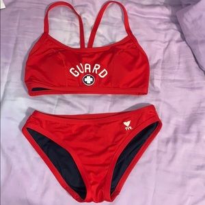 Reversible TYR M lifeguard bikini